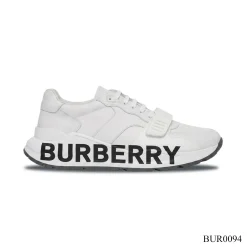 BUR White Logo Shoes Sneakers – BUR0094