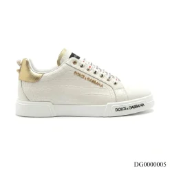 D&G Portofino White Shoes Sneakers - DG0000005