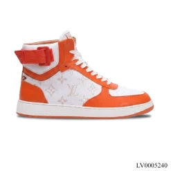 LV Rivoli High-Top - Orange-White Shoes Sneakers – LV0005240