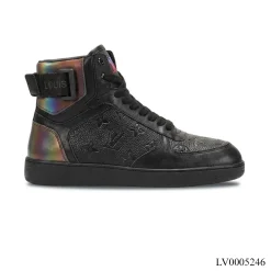 LV Rivoli High-Top Black Shoes Sneakers – LV0005246