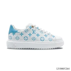 LV Time Out Blue Monogram Shoes Sneakers – LV0005264