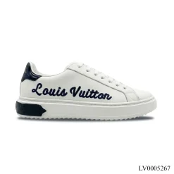 LV Time Out White Navy Shoes Sneakers – LV0005267