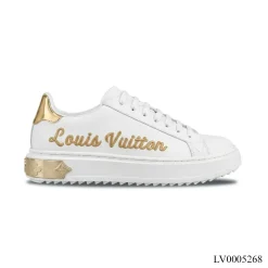 LV Time Out Gold Signature Shoes Sneakers – LV0005268