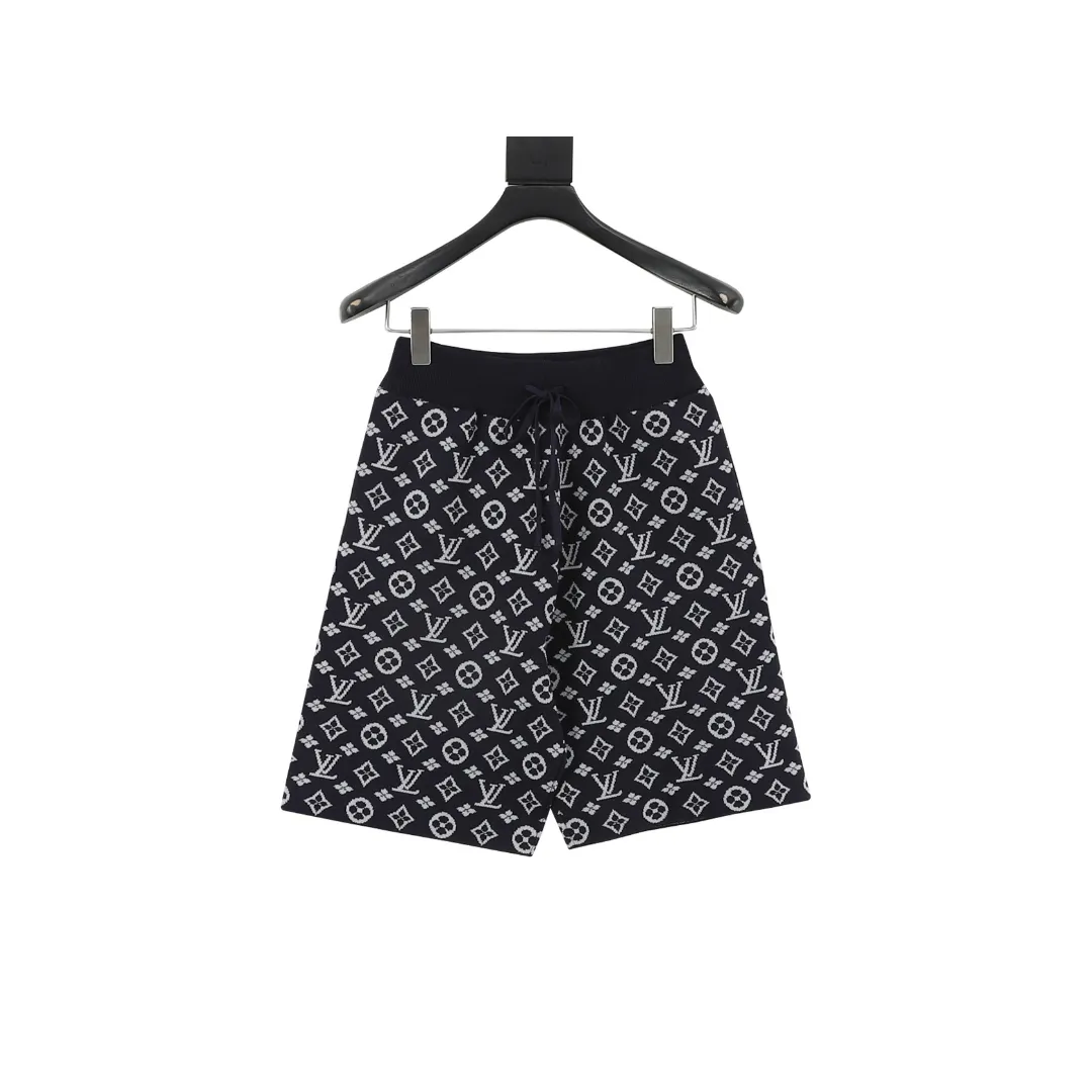 LV Jacquard Knitted Monogram Shorts - LV0029