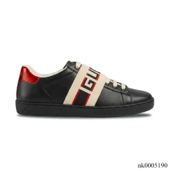 GG Ace Stripe Black Shoes Sneakers – nk0005190