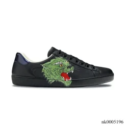 GG Ace Green Panther Shoes Sneakers – nk0005196