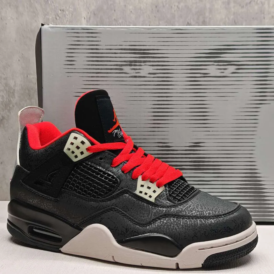 AJ 4 Retro Rare Air "Black Laser" Shoes Sneakers - nk0005250 - Image 4