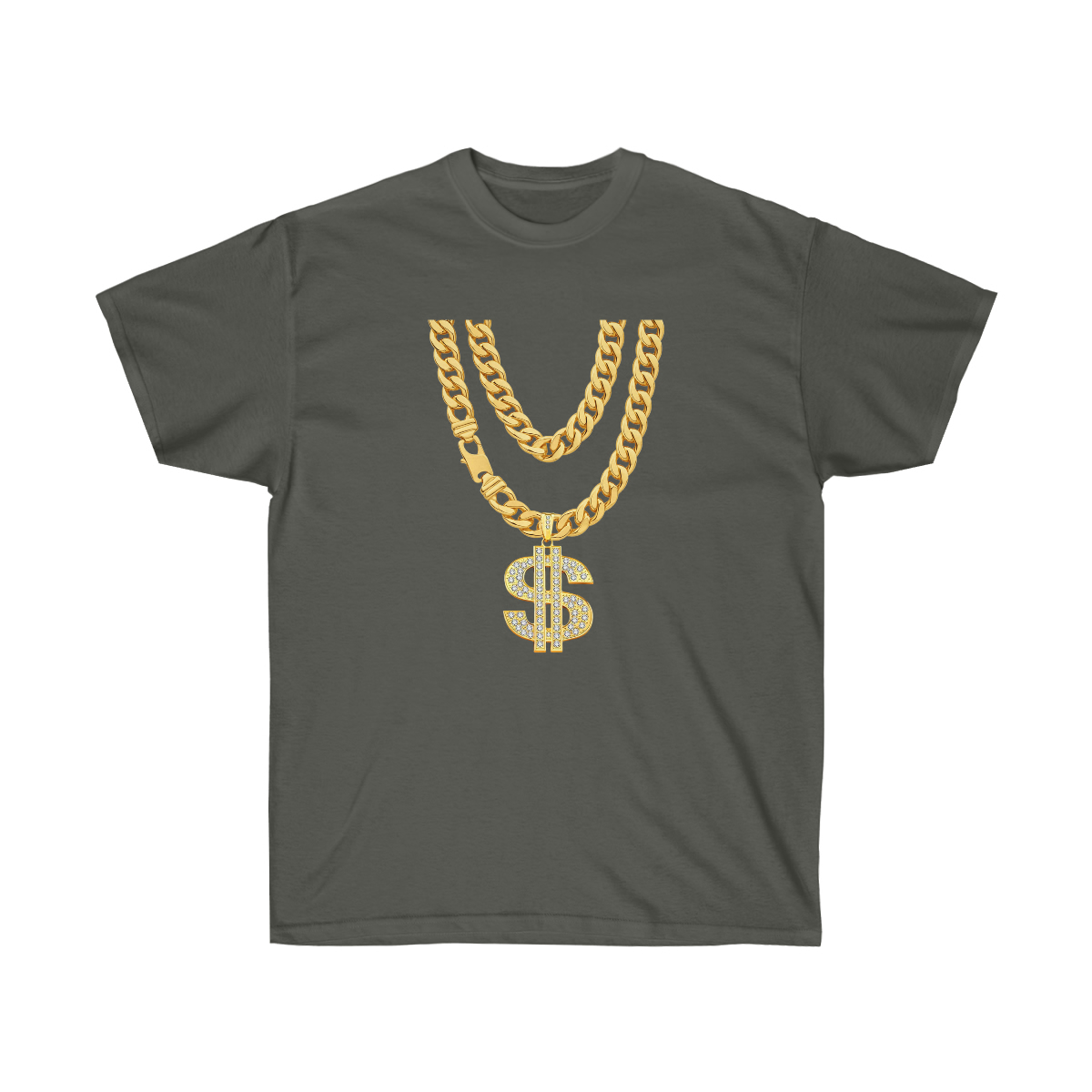 Necklace Dollar Men T-Shirt - Image 11