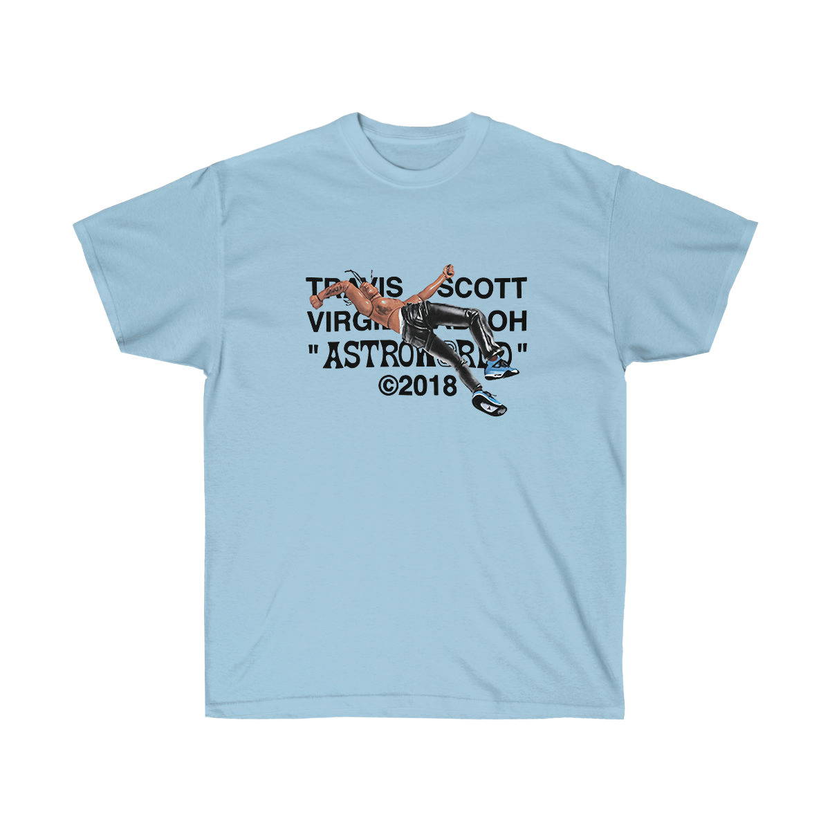 Travis Scott Virgil Abloh Astroworld Men T-Shirt - Image 5