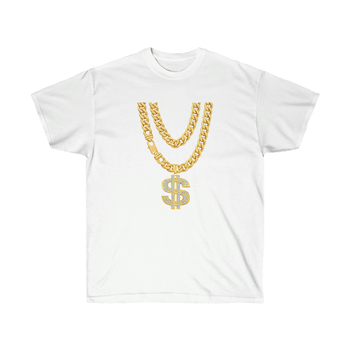 Necklace Dollar Men T-Shirt - Image 3