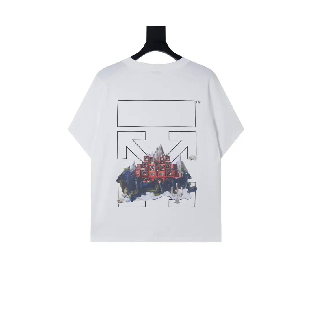 OW Logo Print T-Shirt - OW0033 - Image 2