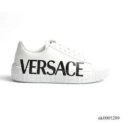 VS Logo Greca White Shoes Sneakers - nk0005289