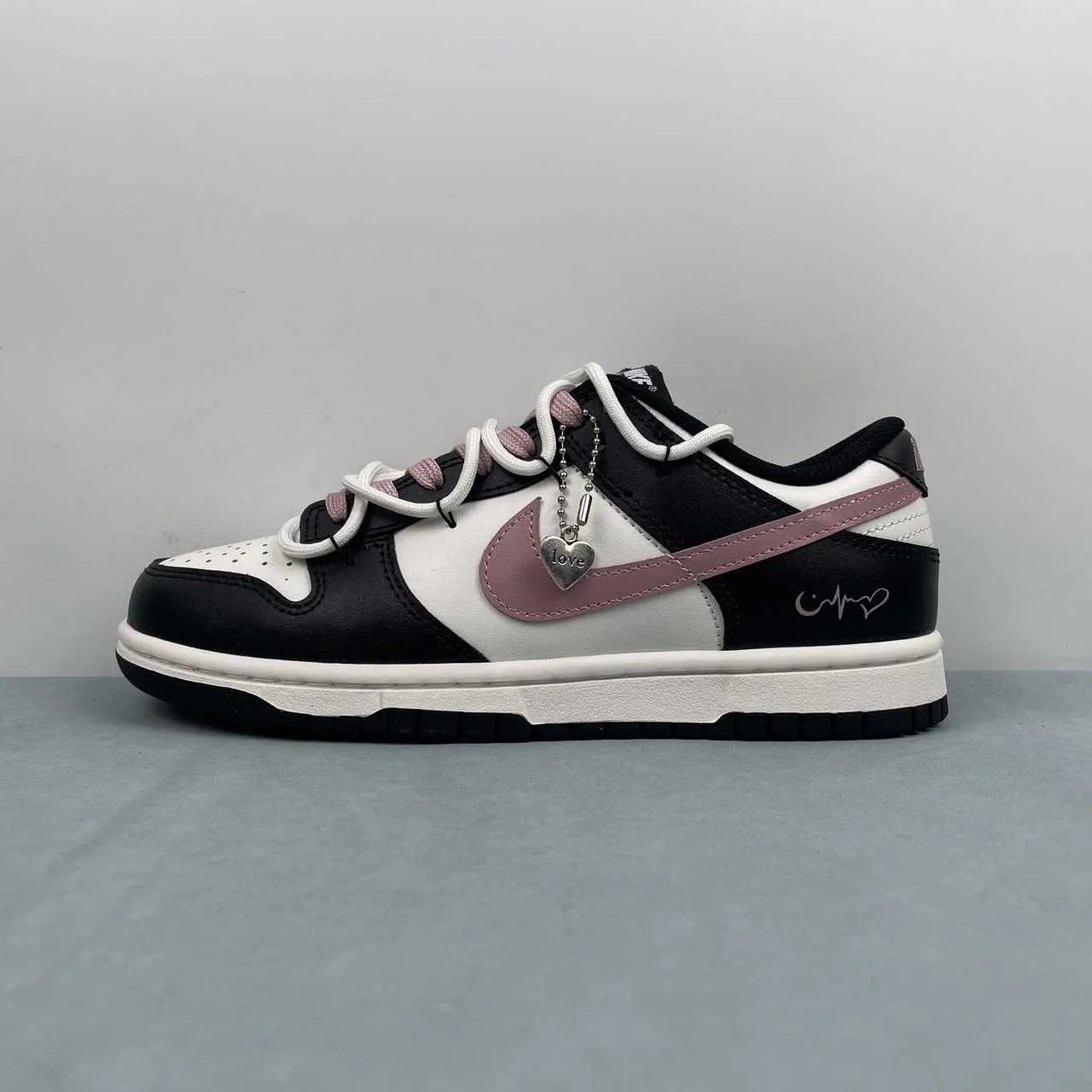 Dunk Low 'Black Pink Deconstructed Gift' Shoes Sneakers - nk0005381 - Image 3