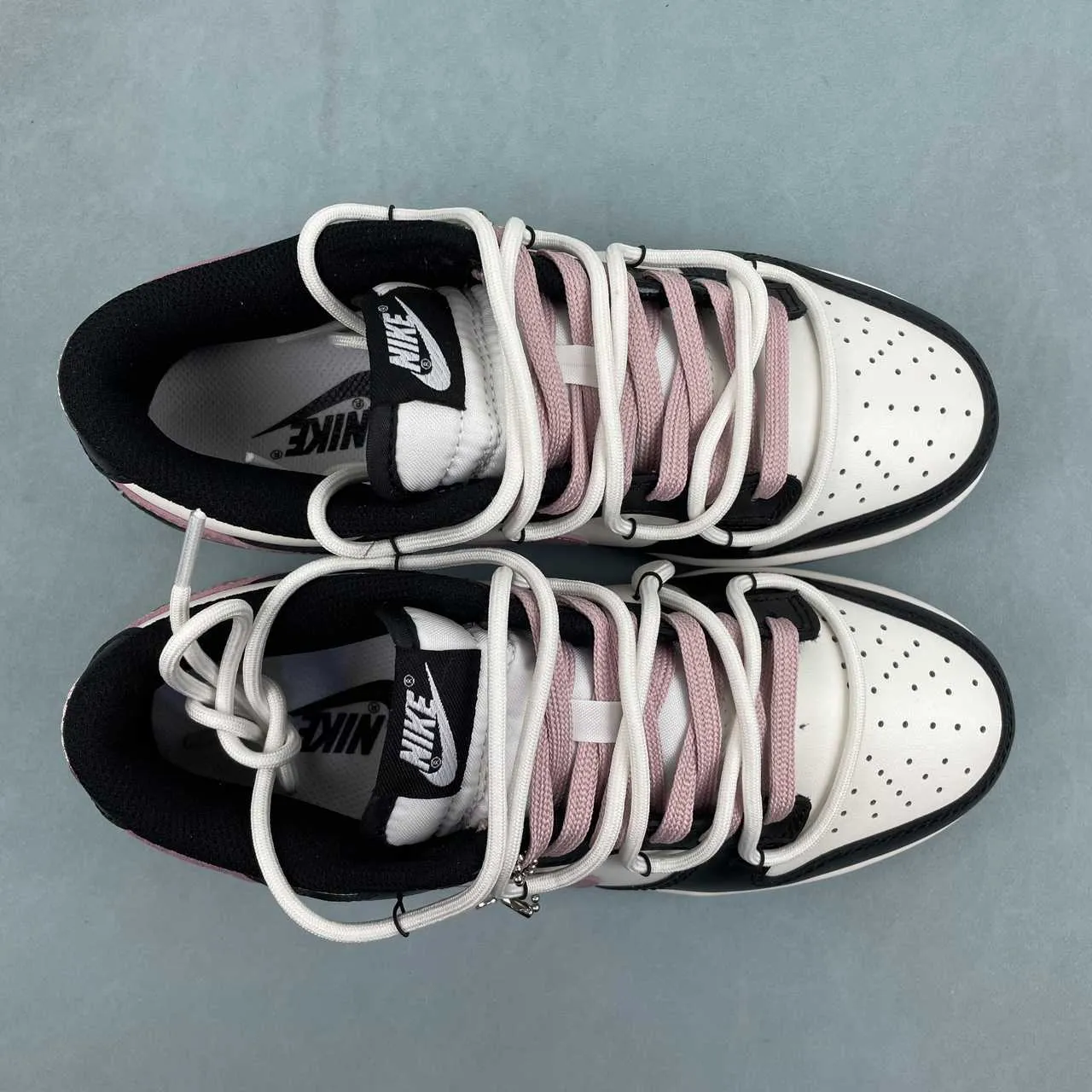 Dunk Low 'Black Pink Deconstructed Gift' Shoes Sneakers - nk0005381 - Image 8