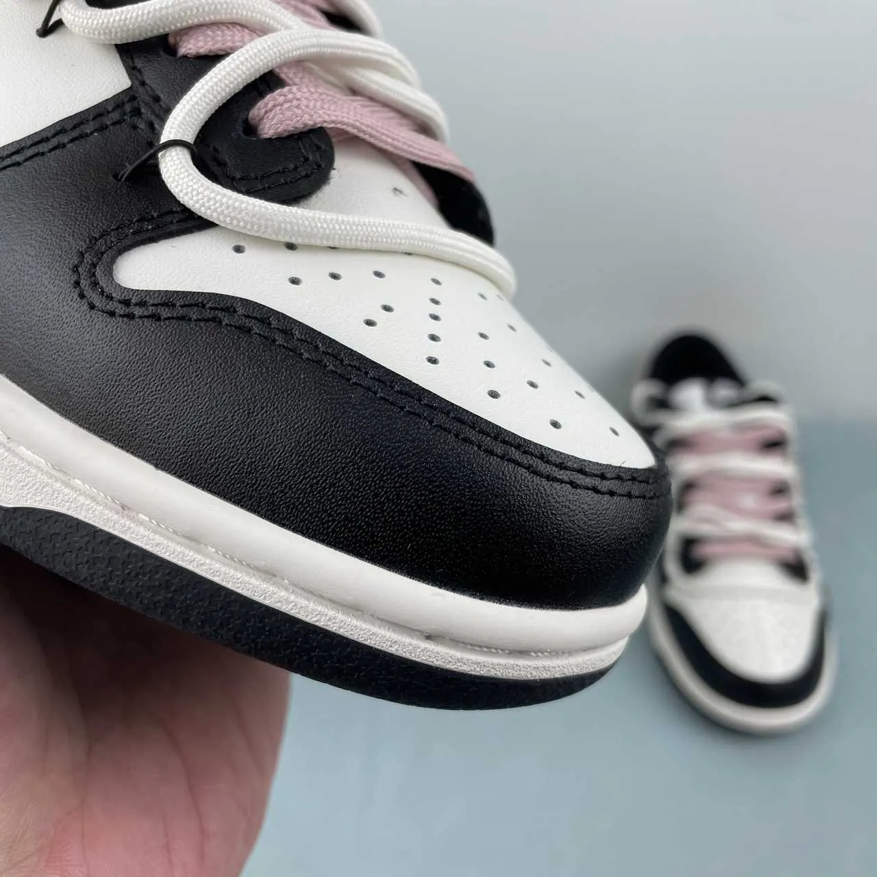 Dunk Low 'Black Pink Deconstructed Gift' Shoes Sneakers - nk0005381 - Image 10