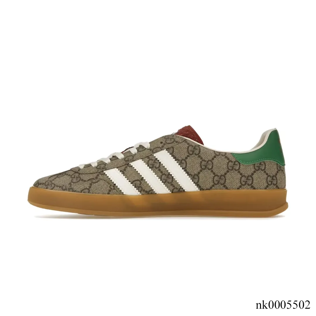 AD x GG Gazelle Beige GG Monogram Beige Tone Shoes Sneakers – nk0005502 - Image 2