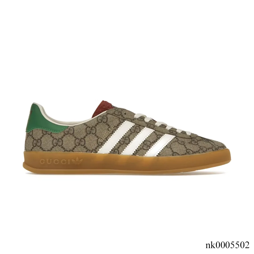 AD x GG Gazelle Beige GG Monogram Beige Tone Shoes Sneakers – nk0005502