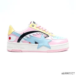 Bapesta Low M1 'Shark Face - Pink' Shoes Sneakers - nk0005527